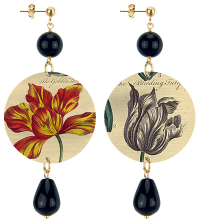 Pendientes tulipán - Lebole Maison para Aboca Museum