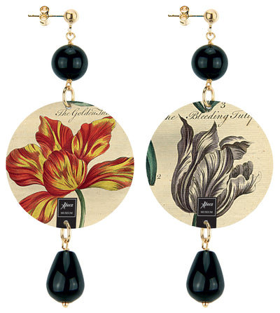 Pendientes tulipán - Lebole Maison para Aboca Museum
