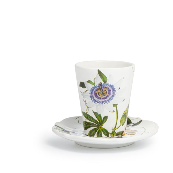 Tazza da colazione con piattino Passifolia