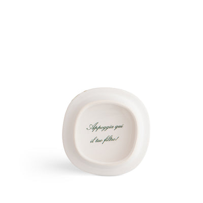 Taza con tapa decoración Pasiflora