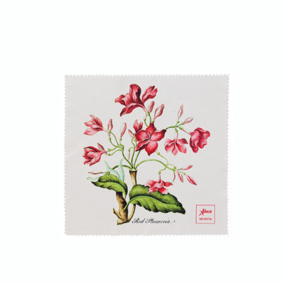 Paño de microfibra - Plumeria Roja, flor de mazapán