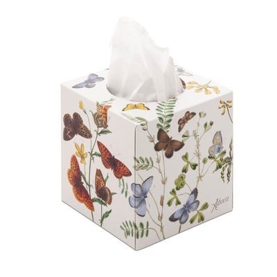 Flower tissue box