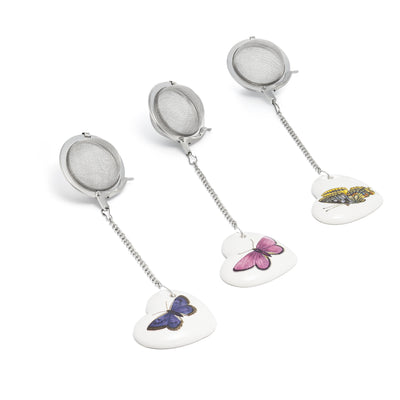 Filtre en céramique avec décorations botaniques