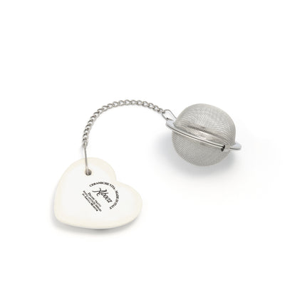 Filtre en céramique avec décorations botaniques