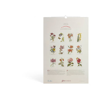 Calendario botanico da parete Aboca Museum 2026