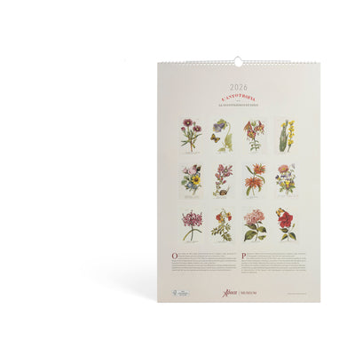 Calendario botanico da parete Aboca Museum 2026