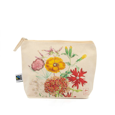 Beauty case de algodón estampado tulipanes De Geest