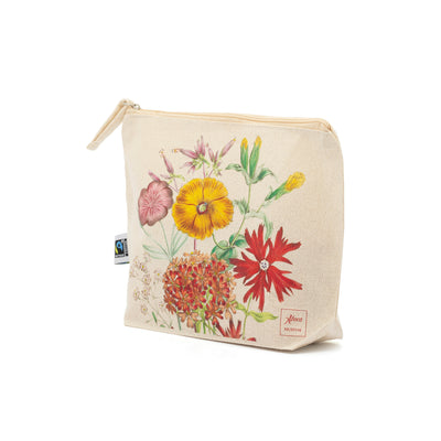 Beauty case de algodón estampado tulipanes De Geest