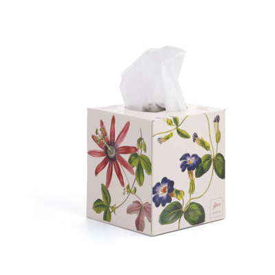 Flower tissue box
