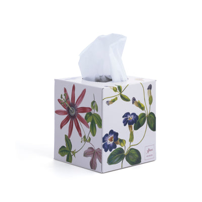 Flower tissue box
