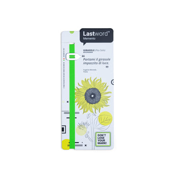 Marcapáginas elástico de flores - Girasol