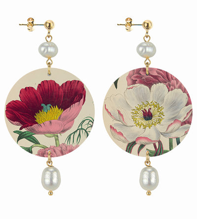 Lebole Maison per Aboca Museum - Orecchini Peonia