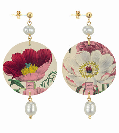 Lebole Maison per Aboca Museum - Orecchini Peonia