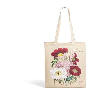 Cotton shopper with peony from Jane Webb Loudon