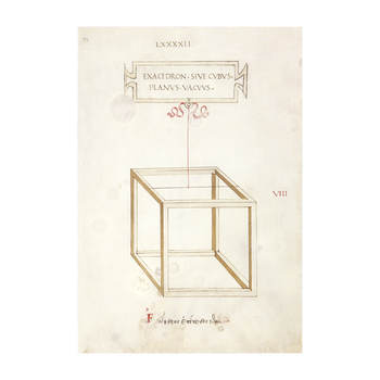 Impresión Hexaedro  - La Botánica de Leonardo