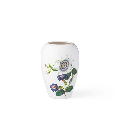 Vaso piccolo in ceramica decoro Passiflora