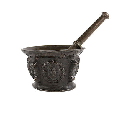Piccolo mortaio del XVIII secolo