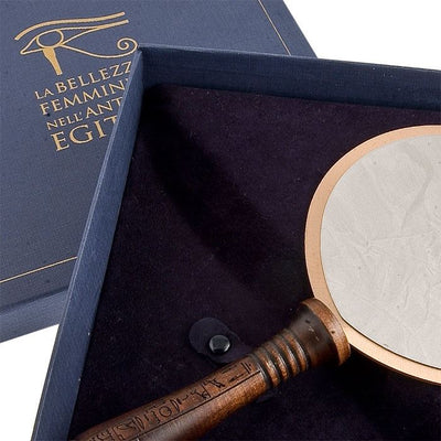 Specchio egizio in argento