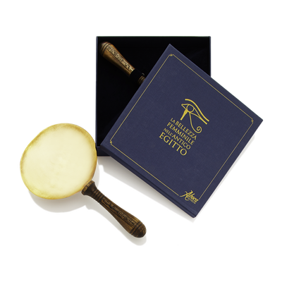 Specchio egizio in bronzo