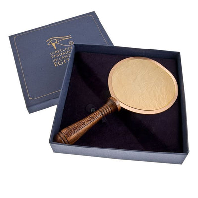 Specchio egizio in oro