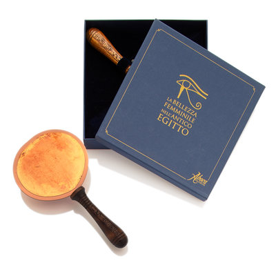 Specchio egizio in oro