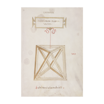 Impresión Octaedro  - La Botánica de Leonardo