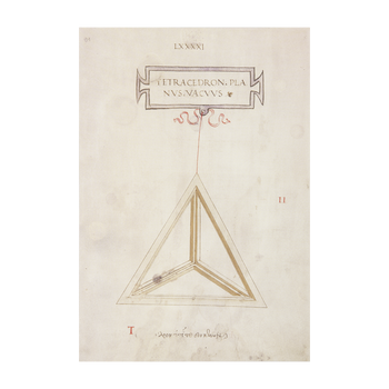Impresión Tetraedro  - La Botánica de Leonardo