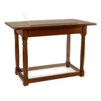 Mesa de artesanado toscano en madera de roble